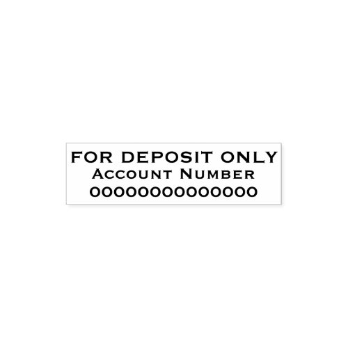 For Deposit Only Stamp Business Self_Inking Stamp