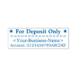 [ Thumbnail: "For Deposit Only" W/ Name Rubber Stamp ]