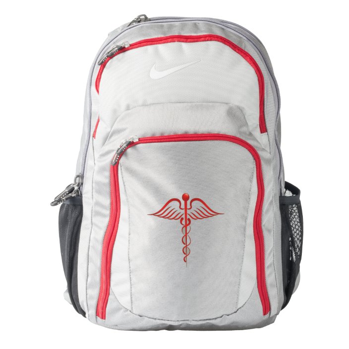 For Doctors and Nurses. Medical Caduceus. Nike Backpack | Zazzle.com