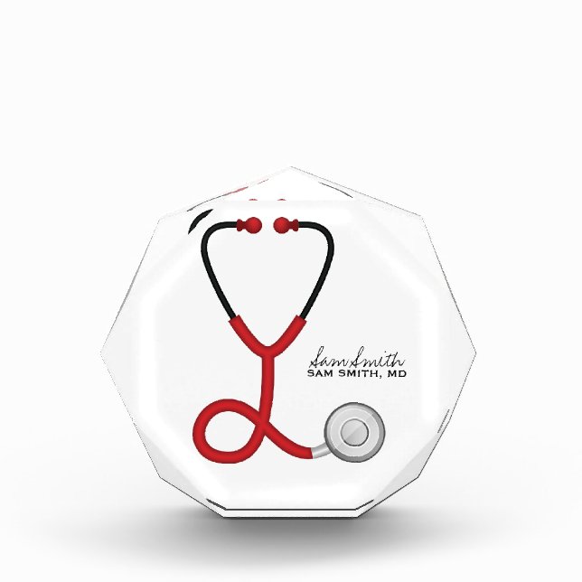 For Doctors and Nurses. Medical Stethoscope. Award (Front)