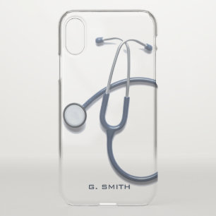 For Doctors and Nurses. Medical Stethoscope. iPhone X Case