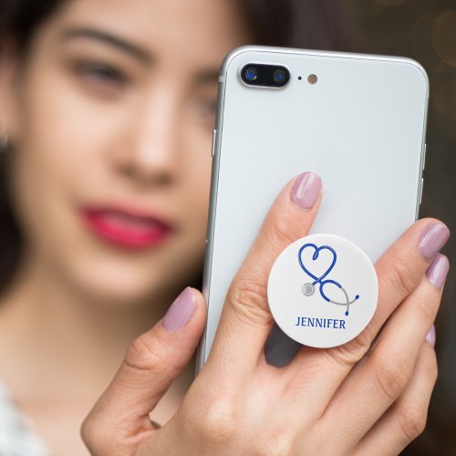For Doctors and Nurses Personalized Stethoscope PopSocket