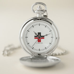 For Doctors & Nurses. Medical Cross. Pocket Watch