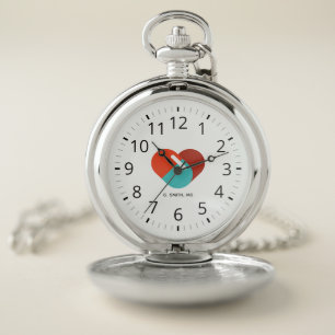 For Doctors & Nurses. Medical Heart Capsules. Pocket Watch