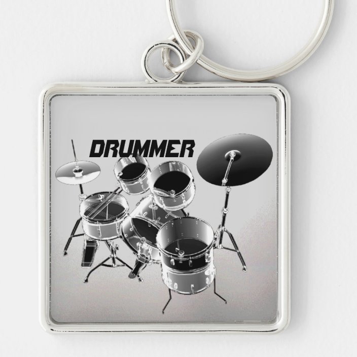 For Drummers Personalized Gift Keychain