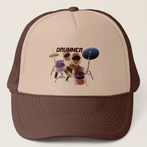 For Drummers  Personalized Gift Trucker Hat