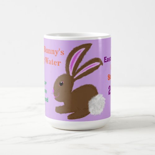 For Easter Bunny Water Mug Personalize Name