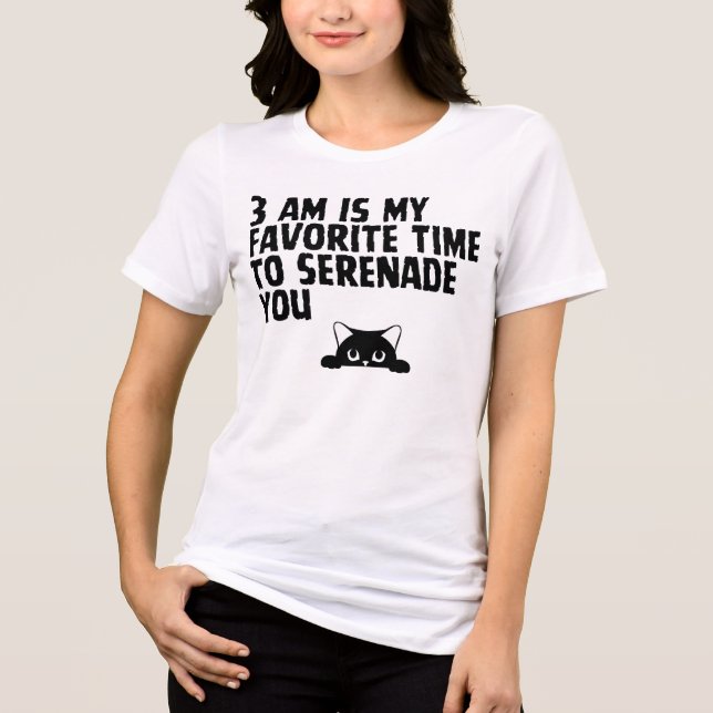 For Every Cat-titude Tri-Blend Shirt (Front)