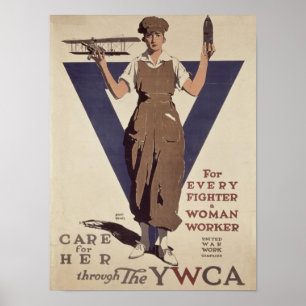 For Every Fighter a Woman Worker Poster