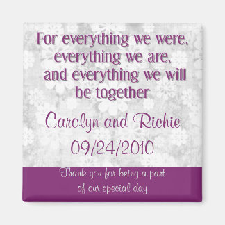 For Everything - Favor Magnet - Purple