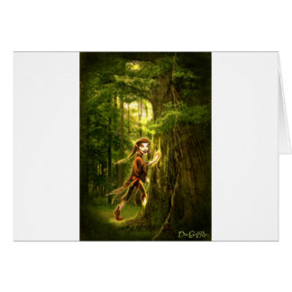 ..for faery folks live in old oaks cards