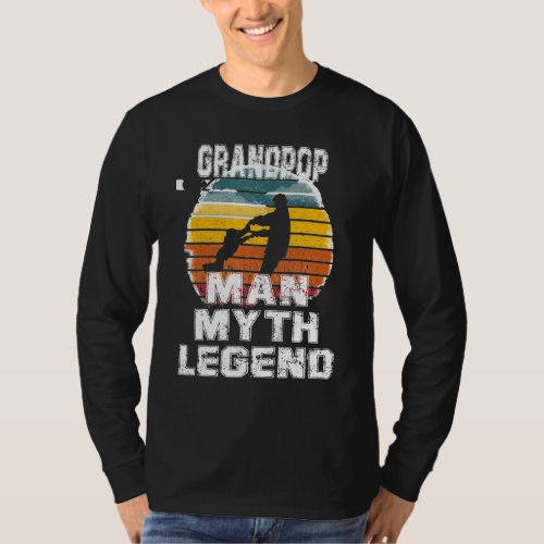 For Fathers Day  Man Myth Legend Grandpop T_Shirt