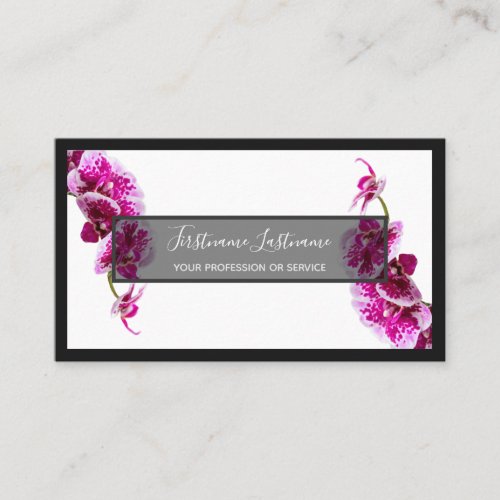 For floral experts professional florists orchid bu business card