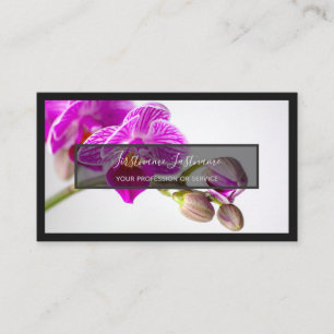 For floral experts professional florists orchid business card