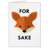 For Fox Sake (Front)