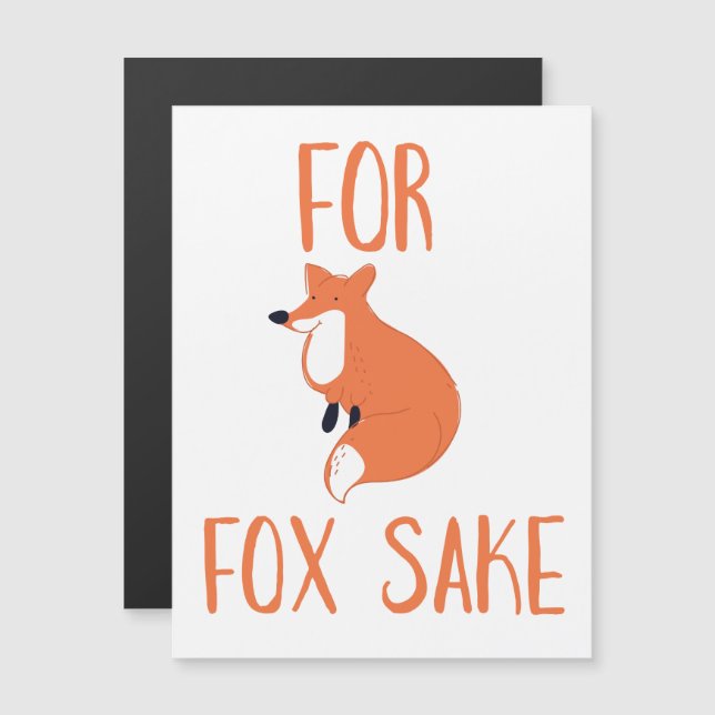For Fox Sake (Front/Back)