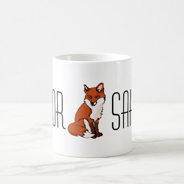 For fox sake coffee mug (Center)