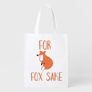 For Fox Sake Grocery Bag