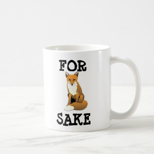 for fox sake mug
