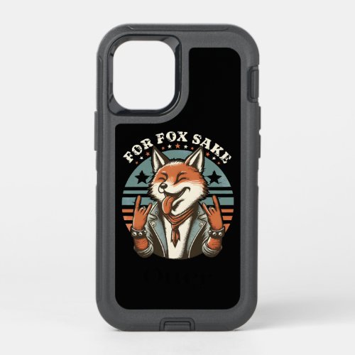 For Fox Sake OtterBox Defender iPhone 12 Mini Case