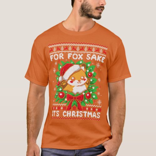 For fox sake ugly christmas sweater