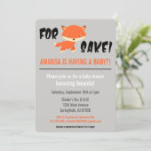 For Fox Sake! You're having a Baby?! Baby Shower Invitation (Standing Front)
