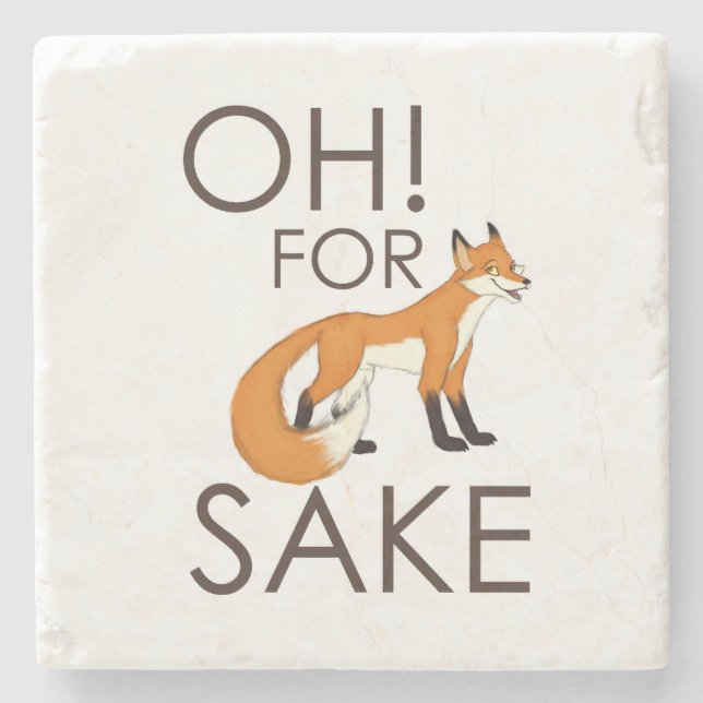 For Fox Sakes Coasters (Front)