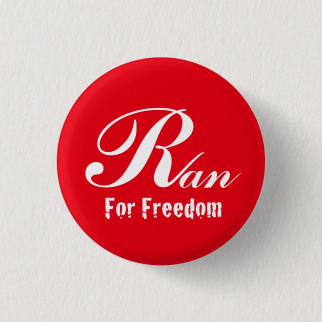 For Freedom Ran Button (Front)