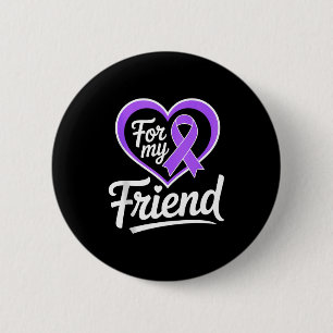 For friend heart lupus awareness month sle purple button