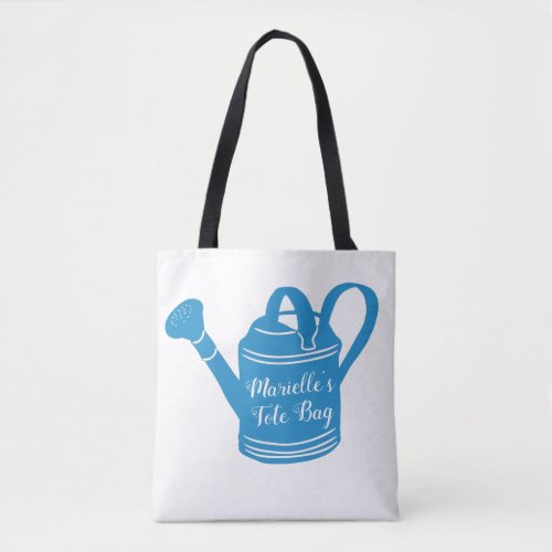 For Gardeners Custom Personalized Watering Can Tote Bag