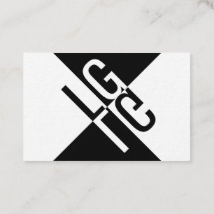 For gentlemen with standards and black ideas business card
