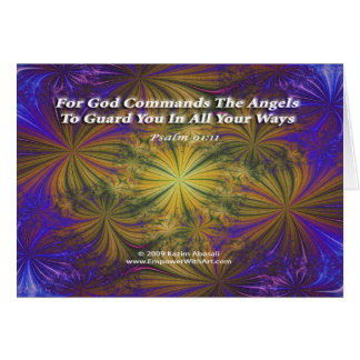 For God Commands The Angels Cards