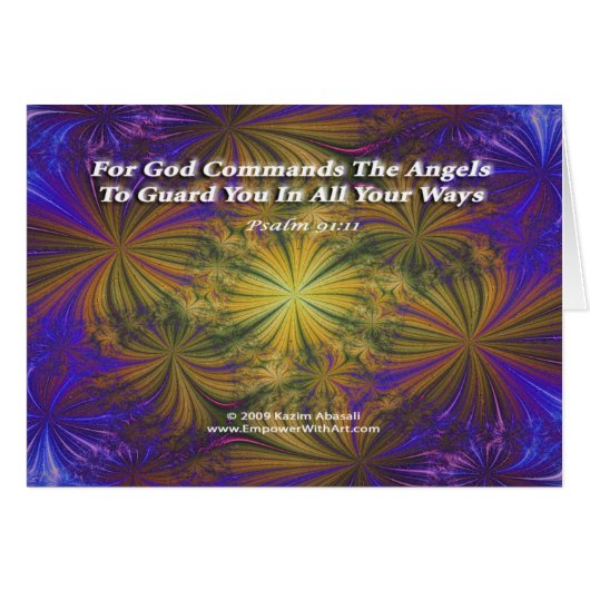 For God Commands The Angels Cards (Front Horizontal)