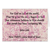 For God So Loved The World - (Front Horizontal)