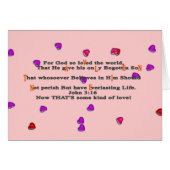 For God so loVed the world, (Front Horizontal)