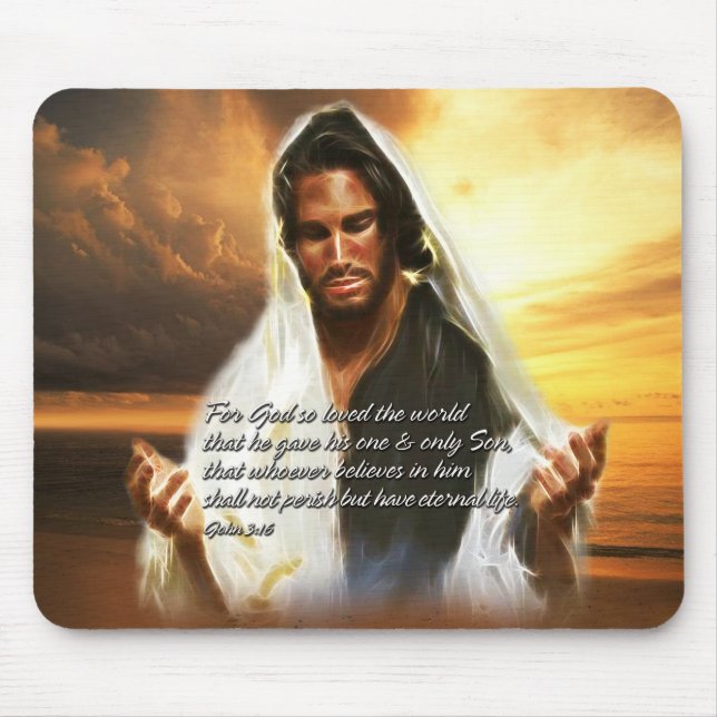 For God so Loved the World 1 Mouse Pad (Front)