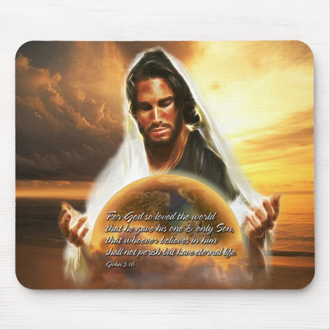 For God so Loved the World 2 Mouse Pad (Front)