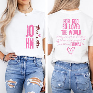 For God So Loved The World Bible John 3:16 T-Shirt