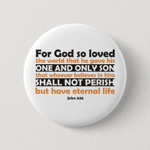 For God So Loved The World Button