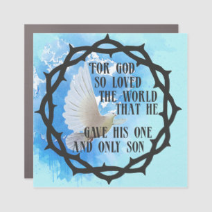 For God So Loved the World Car Magnet
