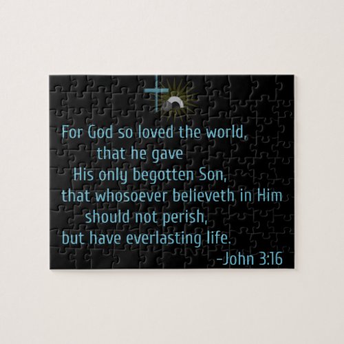 For God So Loved the World Jigsaw Puzzle