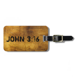 For God So Loved the World...John 3:16 Luggage Tag