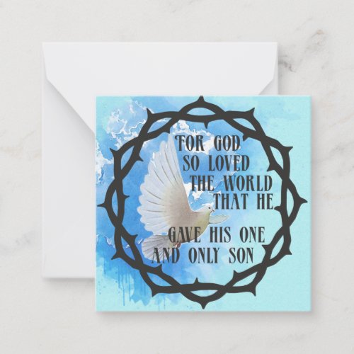 For God So Loved the World Note Card
