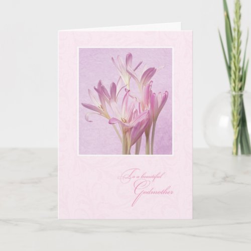 For Godmother on Mothers Day Card
