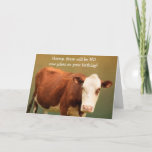 For Gramp Funny Cow Birthday Card<br><div class="desc">Popular cow humor on a birthday card for Gramp. Personalize the message to create your own fun.</div>