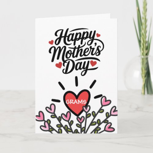 For Grams on Mother’s Day Garden of Love Card