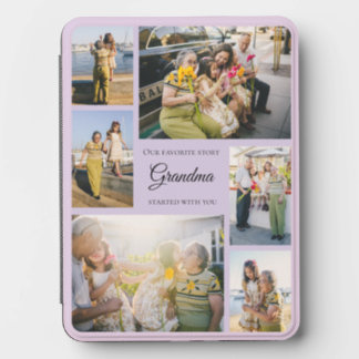 For Grandma Favorite Story photo collage lavender Kindle Cover