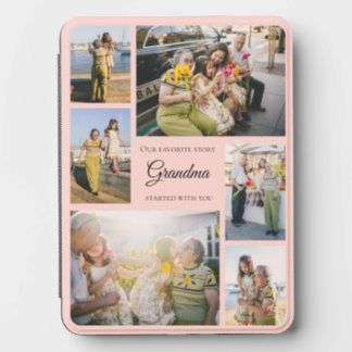 For Grandma Favorite Story photo collage pink Kindle Cover