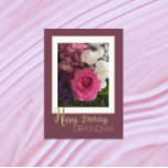 For Grandma! Lovely Happy Birthday Card<br><div class="desc">Birthday wishes are easy to express with the right card!</div>