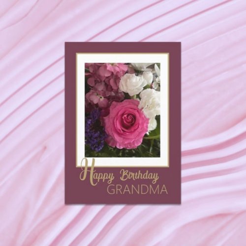 For Grandma Lovely Happy Birthday Card